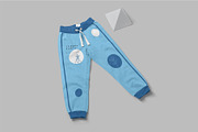 Kids Jogger Pants Mockups, a Bottom Mockup by megostudi0 (Thumbnail 7 of 7)