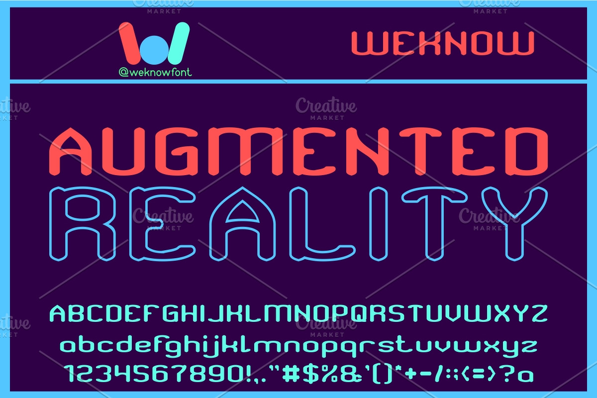 Frequency font, a Font by weknow (Photo 5 of 5)