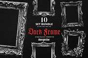 10 Bundle Dark Art Frame Vintage, an Illustration by Morspective (Thumbnail 1 of 7)