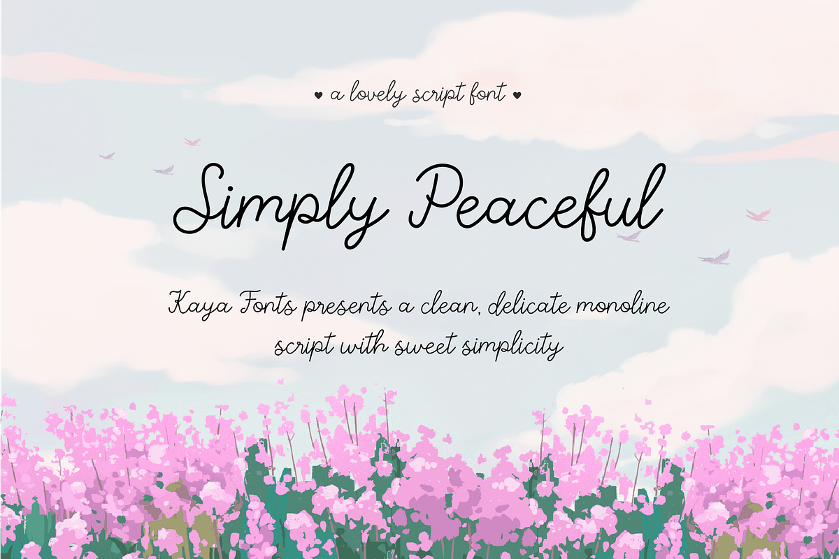 Handwritten Font Bundle - Charming, a Handwritten Font by Kaya Fonts (Photo 18 of 20)