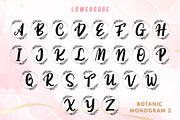 Botanica Monogram Font, a Symbol Font by AnningArts (Thumbnail 9 of 9)