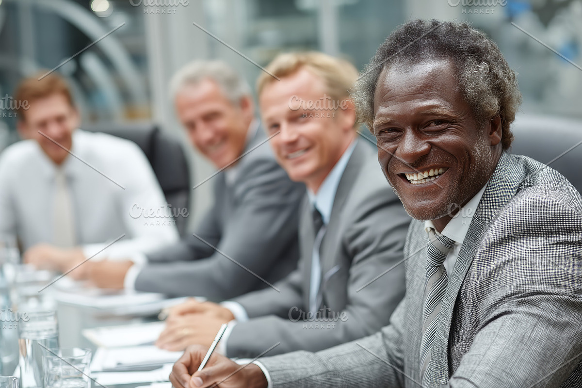 Team of professionals collaborating during a productive and engaging business m, a Photo by AS photostudio (Photo 2 of 2)