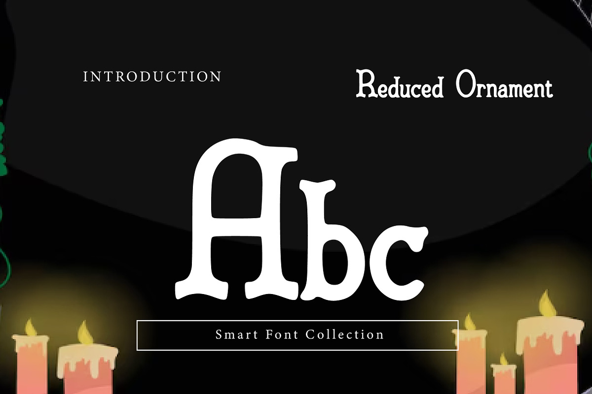 Reduced Ornament, a Sans Serif Font by Wow Magic (Photo 2 of 3)