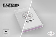 Clear Box Set Packaging Mockup, a Cups & Container Mockup by INCDesign (Thumbnail 16 of 21)