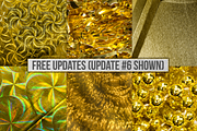 Gold Foil Textures, Gold Backgrounds, a Texture Graphic by Paper Element (Thumbnail 45 of 66)