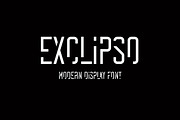 Exclipso - Elegant Display Font, a Sans Serif Font by Mightyfire (Thumbnail 1 of 3)