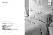 Bedroom Bedding Set Mockup, a Household Mockup by creatsy5 (Thumbnail 3 of 6)
