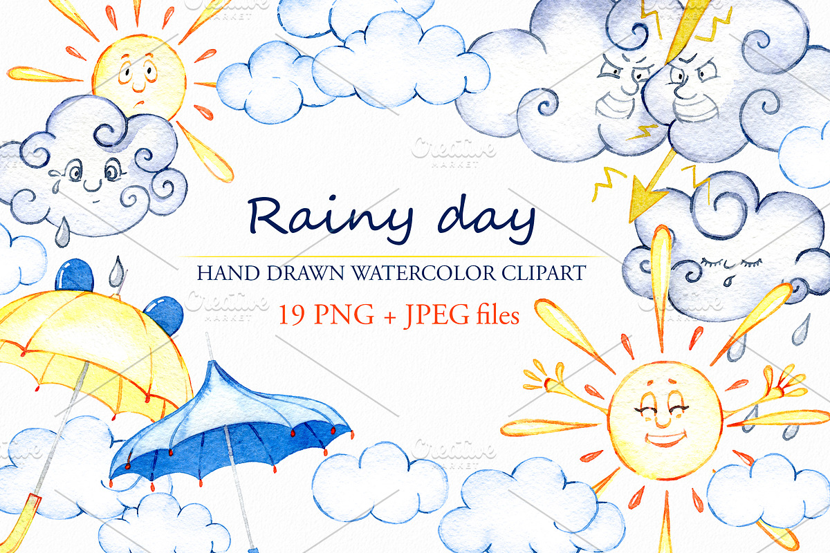 Rainy day, an Illustration by OlyaSenko (Photo 1 of 5)