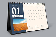 Desk Calendar 2026 Template, a Stationery Template by ContestDesign (Thumbnail 1 of 3)