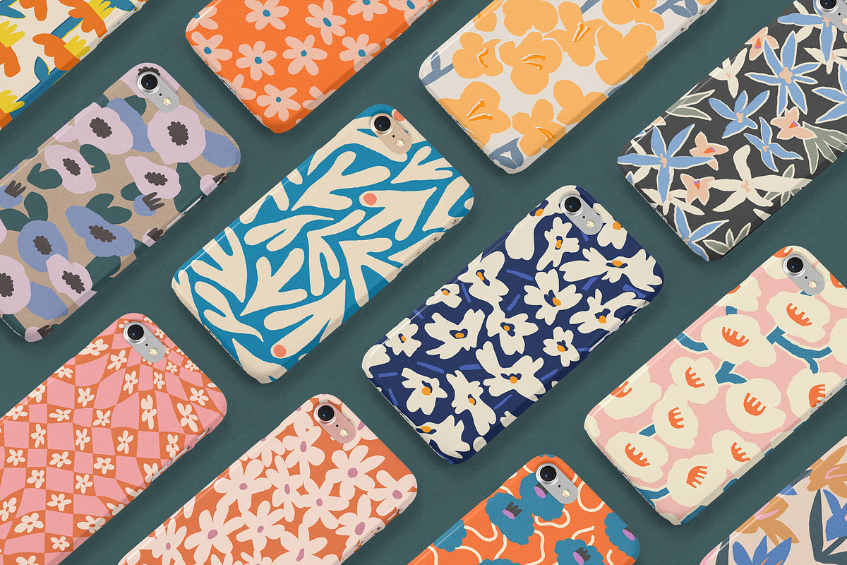 Flower Power pattern set, a Pattern Graphic by Nicetoseeya (Photo 9 of 11)