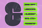 Luicy – Bold Groovy Sans Serif Font, a Sans Serif Font by Inviline.co (Thumbnail 14 of 15)