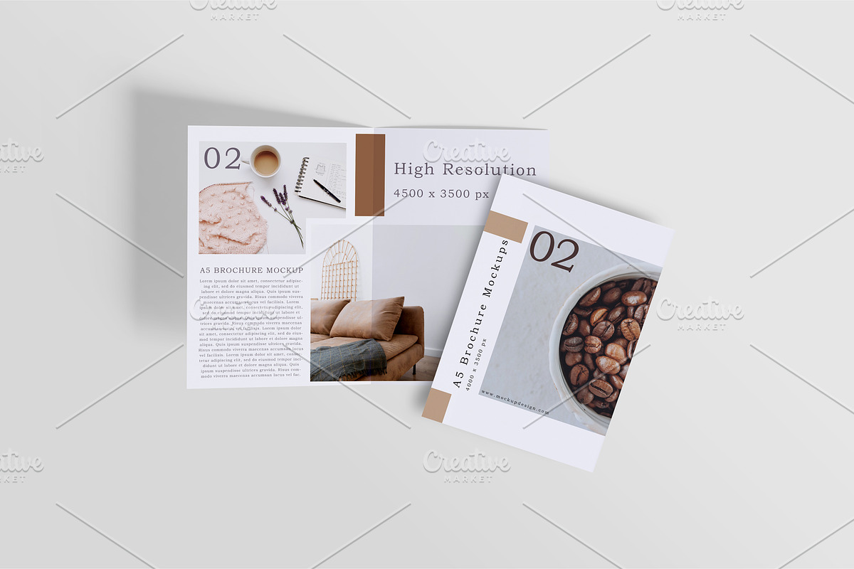 A5 Bifold Brochure Mockup Bundles, a Books & Magazine Mockup by Ambo Ampeng (Photo 9 of 26)
