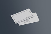 Simple Minimalist Business Card, a Business Card Template by Saman Osama (Thumbnail 3 of 8)