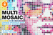 Multi Shape Mosaic Photoshop Action, an Action Add-On by DesignRocket (Thumbnail 1 of 10)