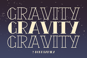 Gravity Is 2-font Family