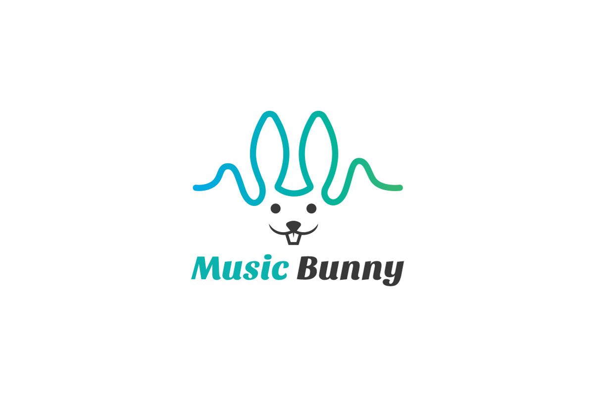 Music Bunny Logo, a Branding & Logo Template by Martin-Jamez (Photo 1 of 3)