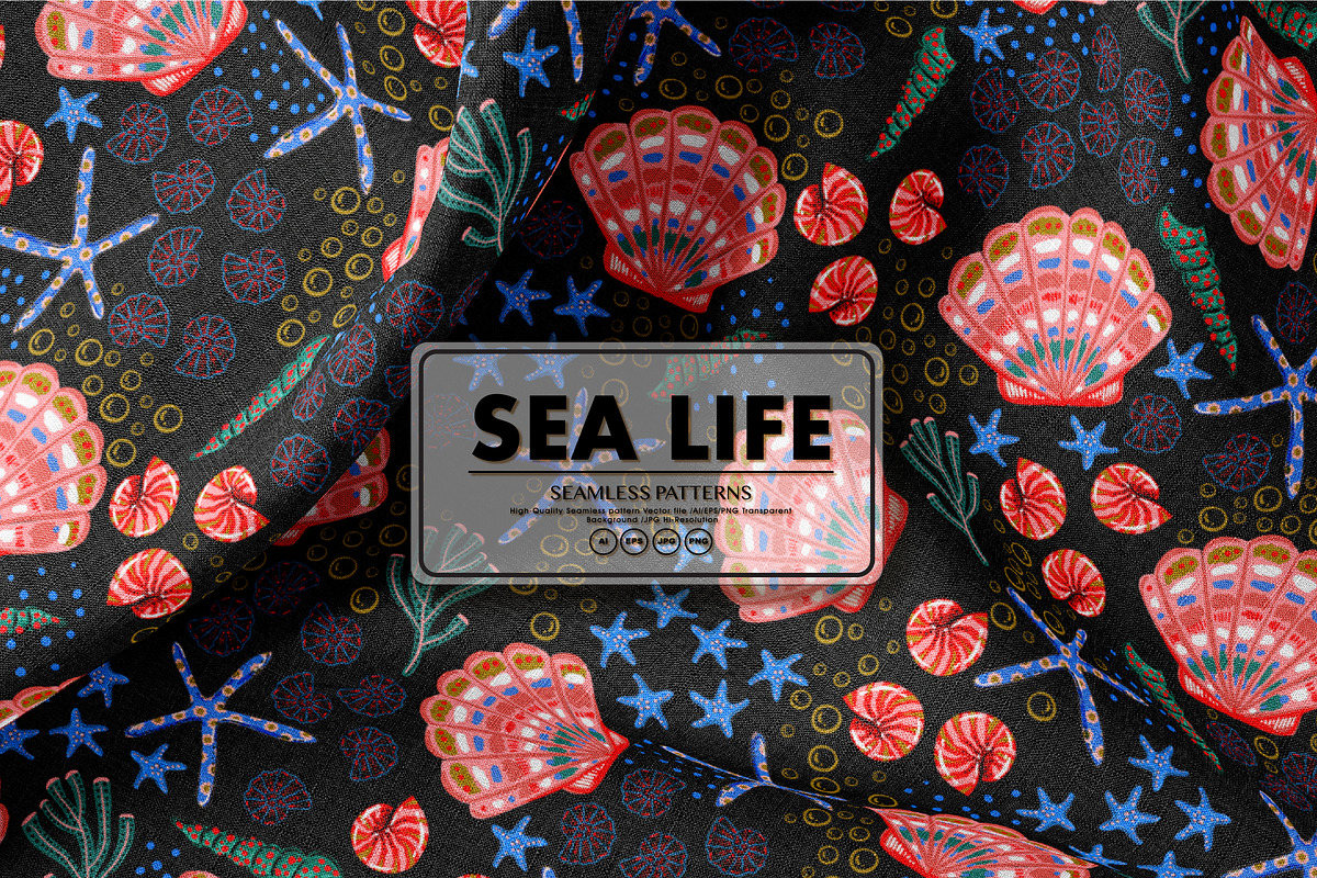 SEA-LIFE, a Pattern Graphic by MSNTY STUDIOX (Photo 2 of 24)