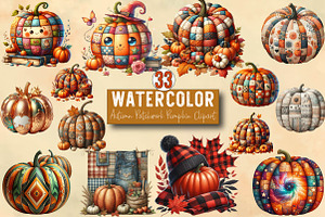 Autumn Patchwork Pumpkin Sublimatio, an Illustration by SVGArt
