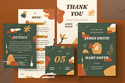 Wedding Invitation Set, an Invitation Template by graphicook (Thumbnail 1 of 3)