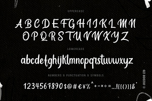 Graisony - Handwritten Brush Font