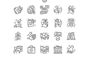 Ecology Line Icons