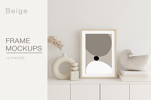 Frame Mockup Kit Beige