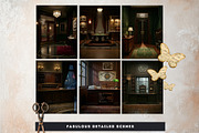 Noir Movie Backdrops Digital Papers, a Background Graphic by ThatsDesignArt (Thumbnail 6 of 13)