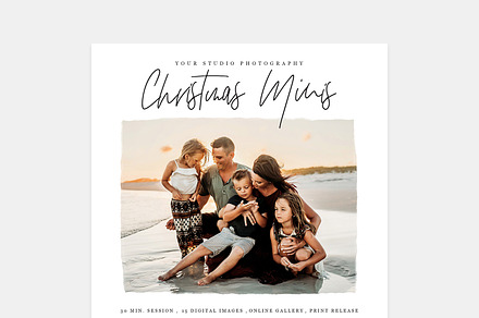 Christmas Minis Session Mini049, a Card Template by Salsal Design