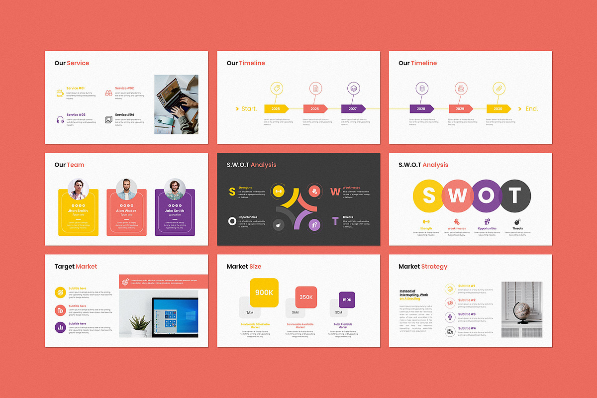 Marketing Plan PowerPoint Template, a Marketing Template by CreativeSlides (Photo 3 of 6)