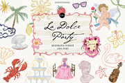 La Dolce Party - Playful Doodles, an Illustration by SunnyAfternoons (Thumbnail 1 of 12)