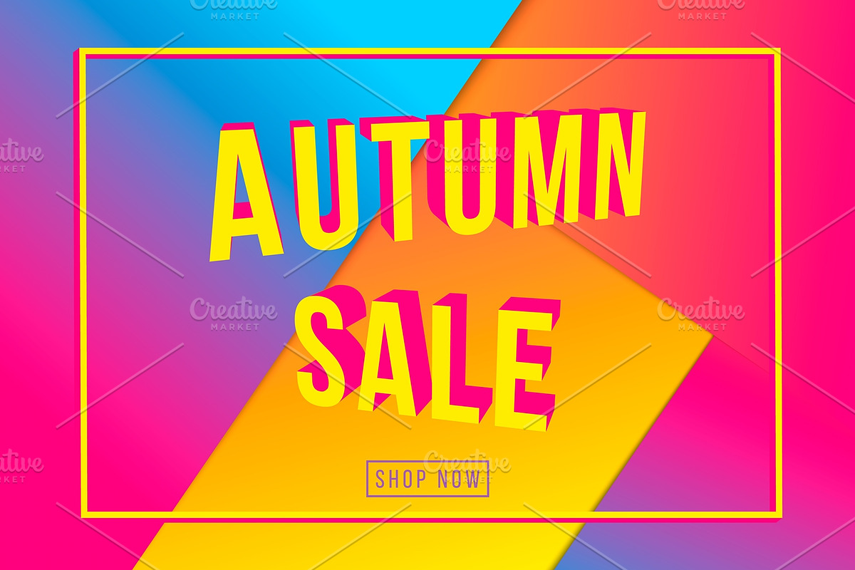 10 Autumn Sale Banners Set, an Education Illustration by Olha Kostiuk (Photo 7 of 10)
