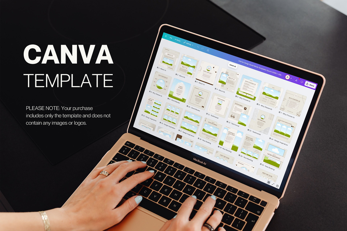 Interior Design Instagram Canva, a Social Media Template by Deb Creative Studio (Photo 2 of 10)