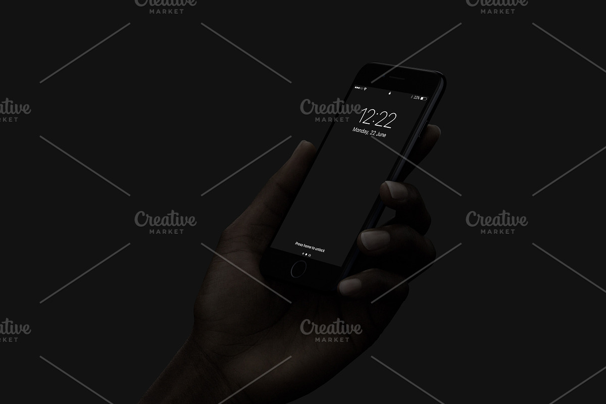 iPhone 7 MockUp, an iPhone Mockup by mwsart