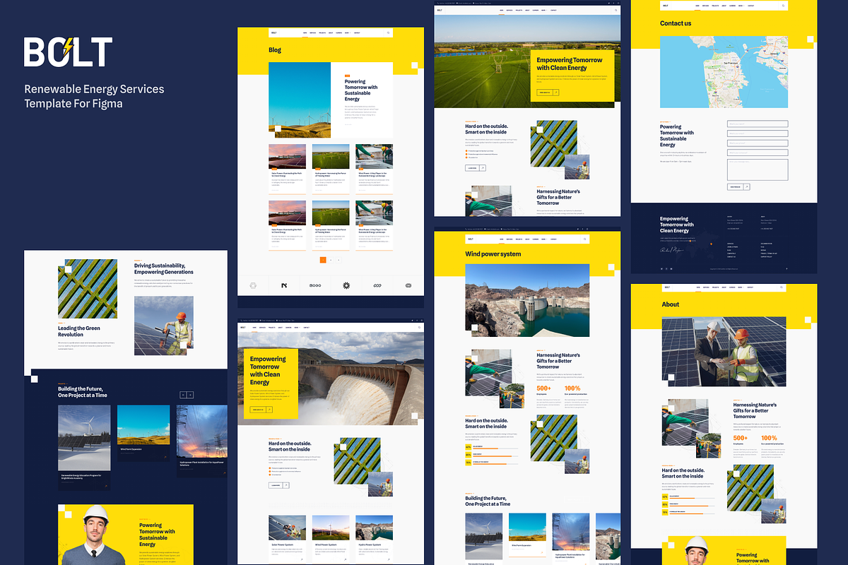 Bolt - Renewable Energy Template, an UI Kit Template by YoArts (Photo 4 of 4)