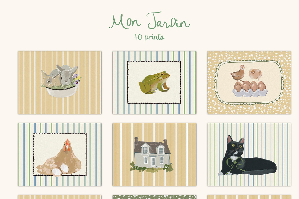 Spring Watercolor Illustrations, a Decorative Illustration by whiteheartdesign (Photo 22 of 30)