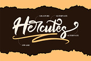 Hercutes Brush Font LS, a Font by GranzCreative (Thumbnail 2 of 16)