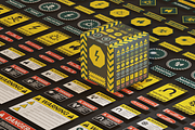 Dangerous Hazard Signs Bundle, an Icon by xresch (Thumbnail 4 of 14)