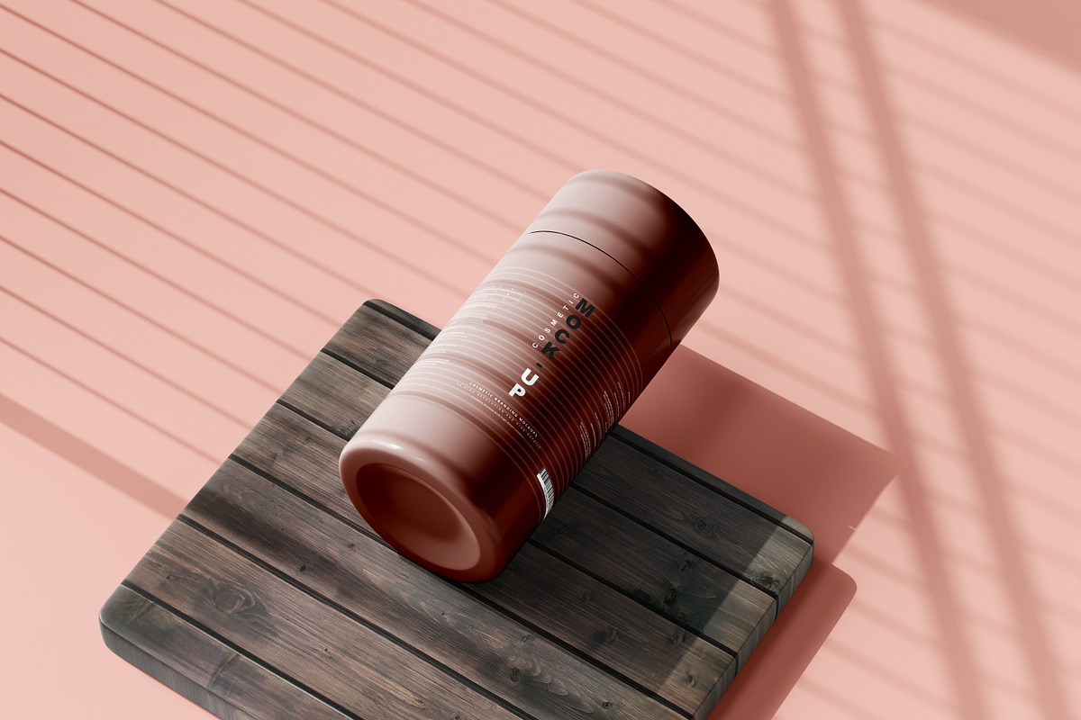 250+ Cosmetic Branding Mockup Bundle, a Cups & Container Mockup by pmvch (Photo 192 of 273)