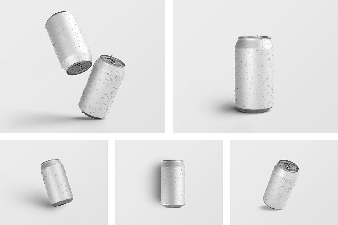 Drink Can Mockups, a Packaging Mockup by Tahtagraphic (Photo 5 of 9)