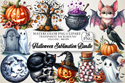Halloween Sublimation Bundle Png, an Illustration by DreamPrint404 (Thumbnail 1 of 6)