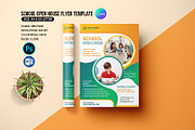 School Open House Flyer, a Flyer Template by retrographix (Thumbnail 1 of 5)