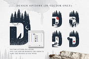 Into The Wild. Double Exposure Font, a Font by Cosmic Store (Thumbnail 6 of 14)