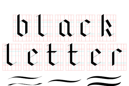 AI Calligraphic Brushes + Grid [i]