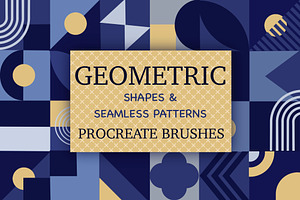 233 Geometric Brush Shapes