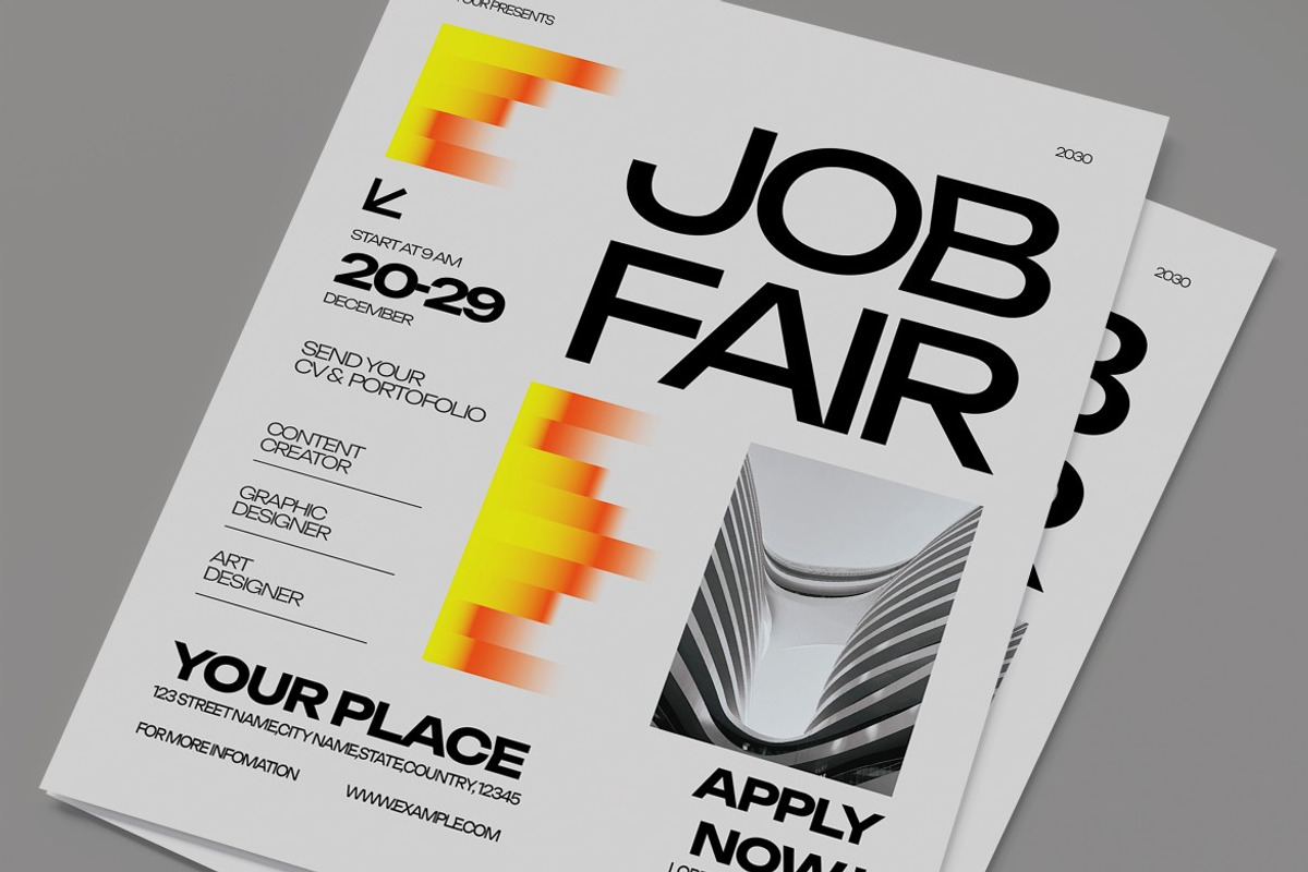 Job Fair Flyer preview 2