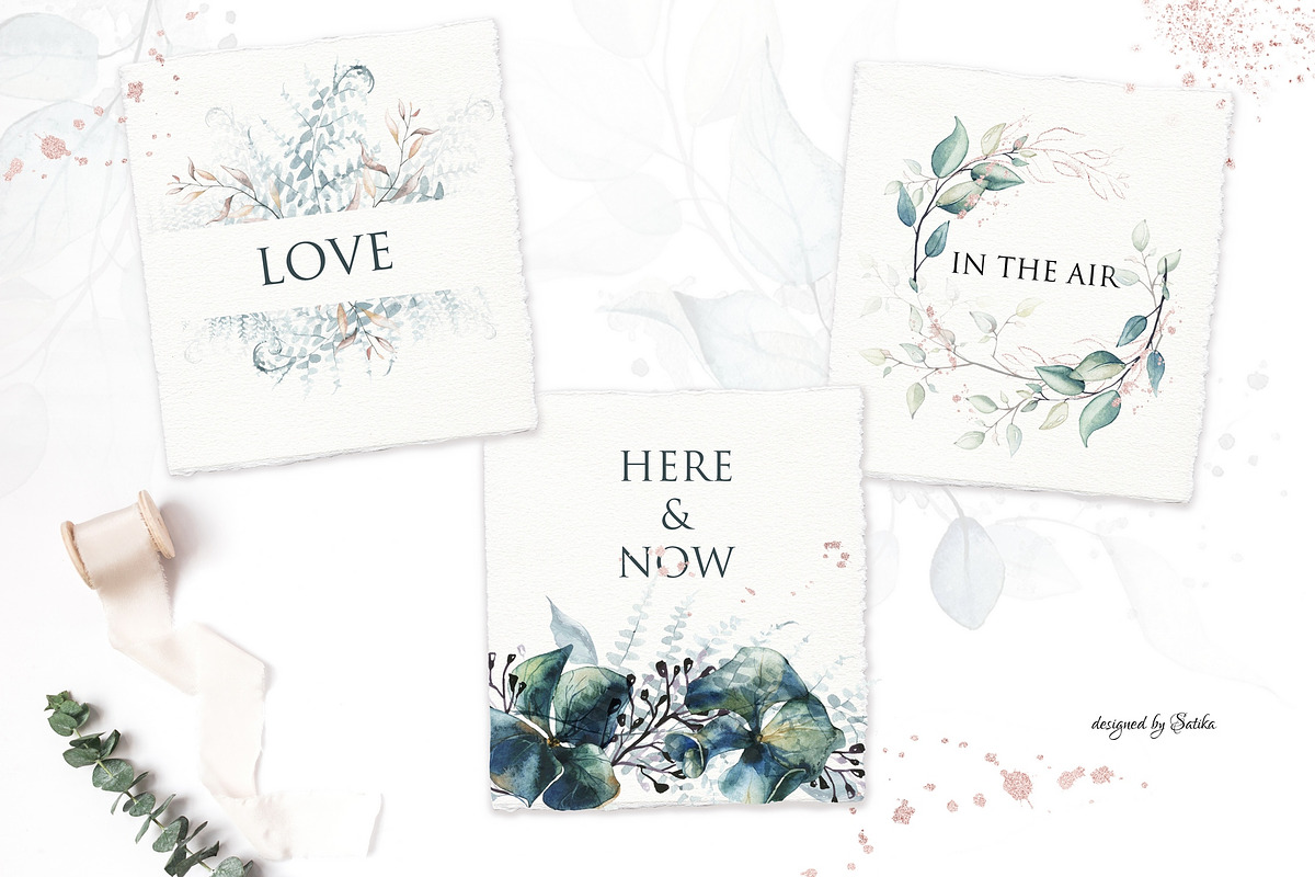 Dreamy Nature -watercolor collection, a Decorative Illustration by Khrys.art (Photo 5 of 16)