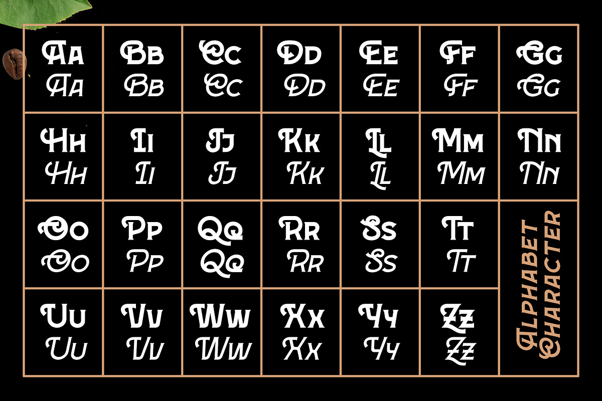 Forge Caffeine Fonts, a Serif Font by Nocturnal Workspace (Photo 5 of 9)