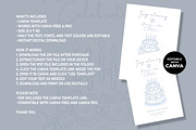 Blue Vintage Birthday Invitation, an Invitation Template by M9 Design (Thumbnail 4 of 4)