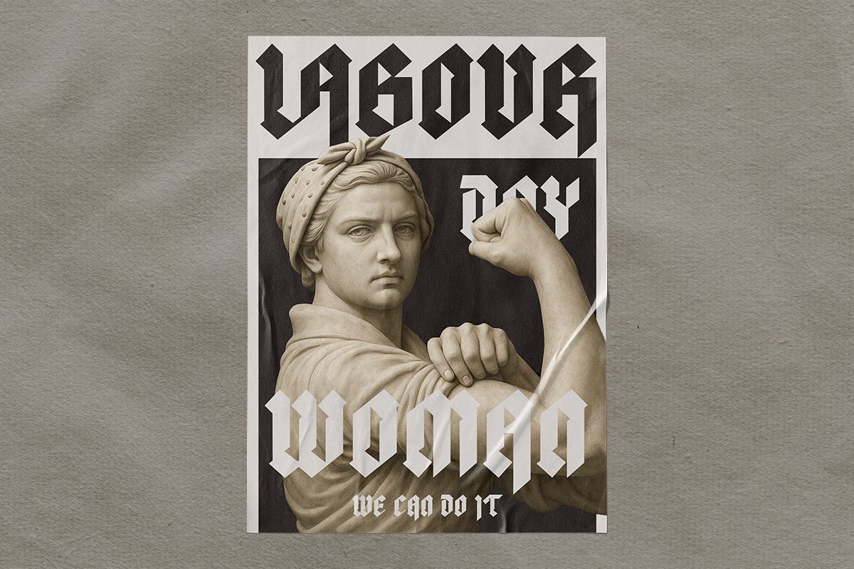 Maygers – Modern Gothic Blackletter, a Blackletter Font by RYS Design Studio (Photo 2 of 12)