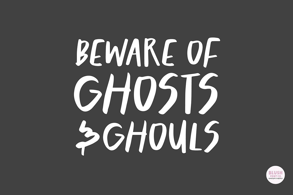 CREAKY STAIRS Scary Halloween Font, a Sans Serif Font by Blush Font Co. (Photo 5 of 6)